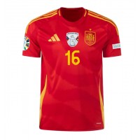 Camiseta España Rodri Hernandez #16 Primera Equipación Replica Eurocopa 2024 mangas cortas